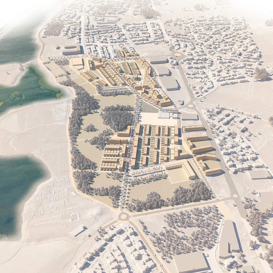 Rendu maquette 3D - Urbanisme et planification urbaine - Frontignan Les Hierles