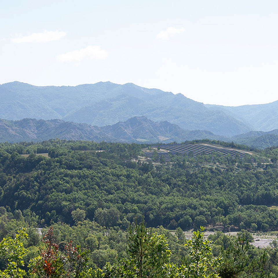 Parc solaire Hautes Alpes - Intégration 3D photo avec OLD